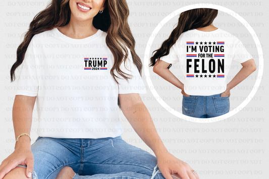 Trump 2024 (Front and Back)
