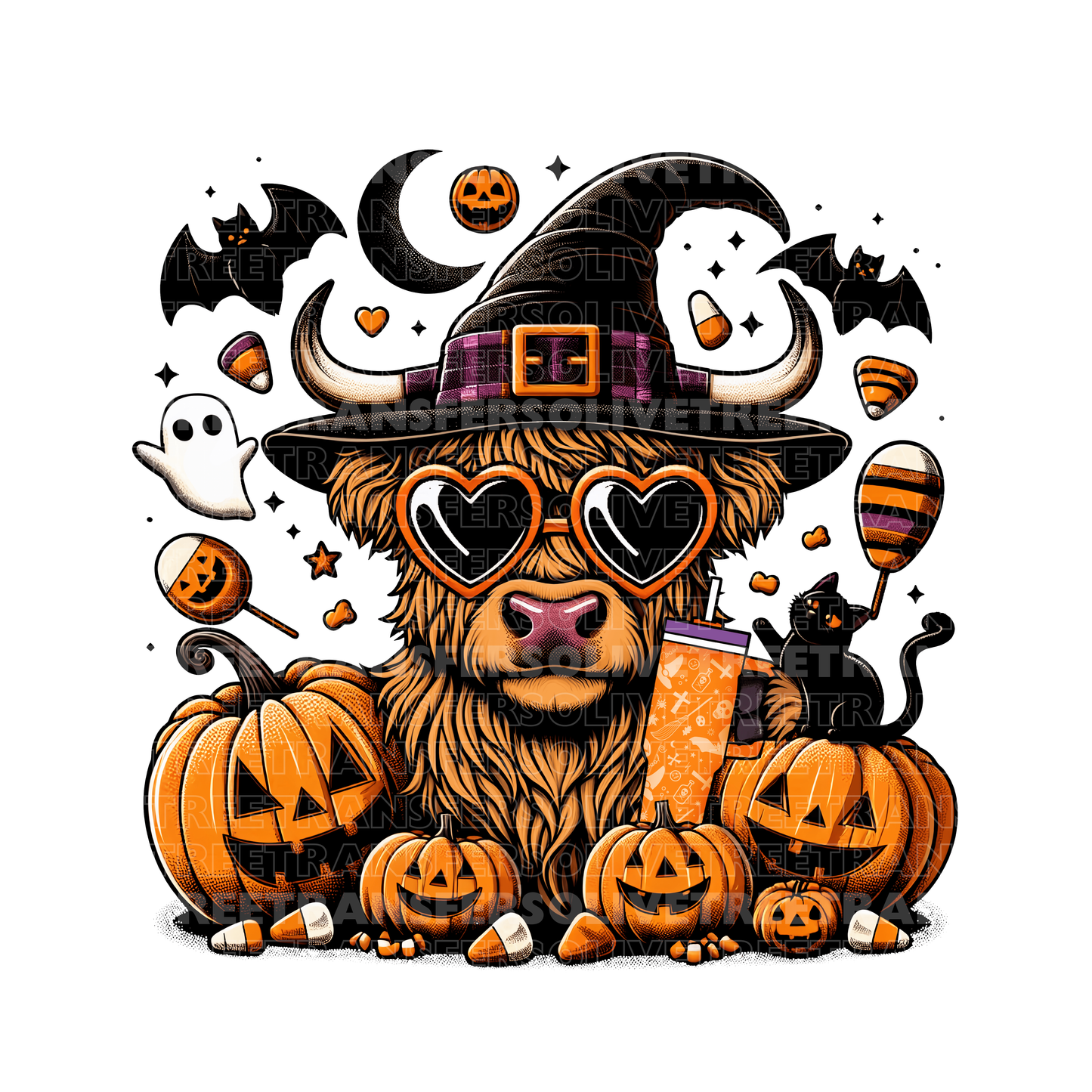 Halloween Cow - Sublimation Transfer