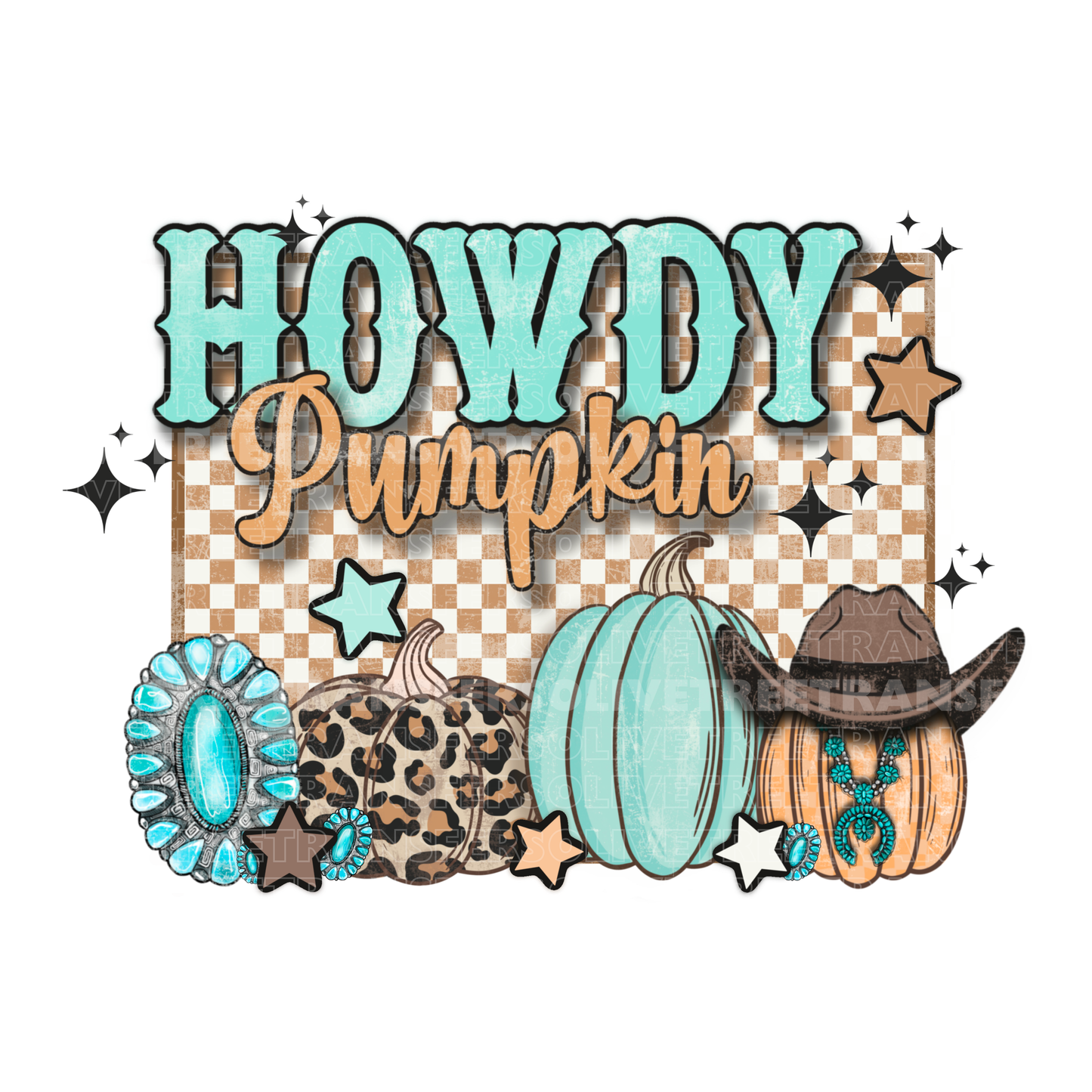 Howdy Pumpkin - Sublimation Transfer