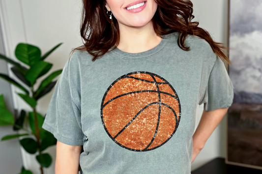 FAUX Sequin Basketball