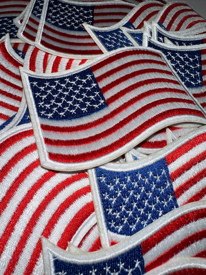 American Flag Embroidered Patch