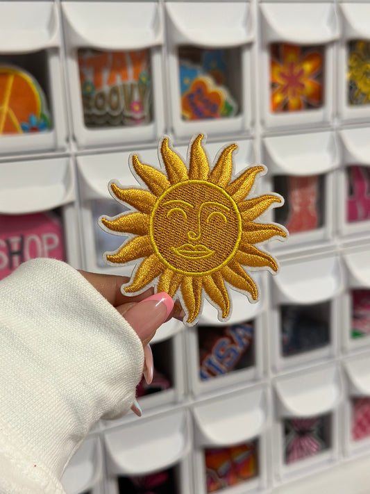 Sun | Embroidery Patch