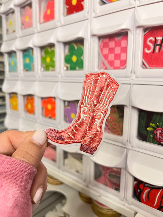 Cowgirl Boot | Embroidered Patch