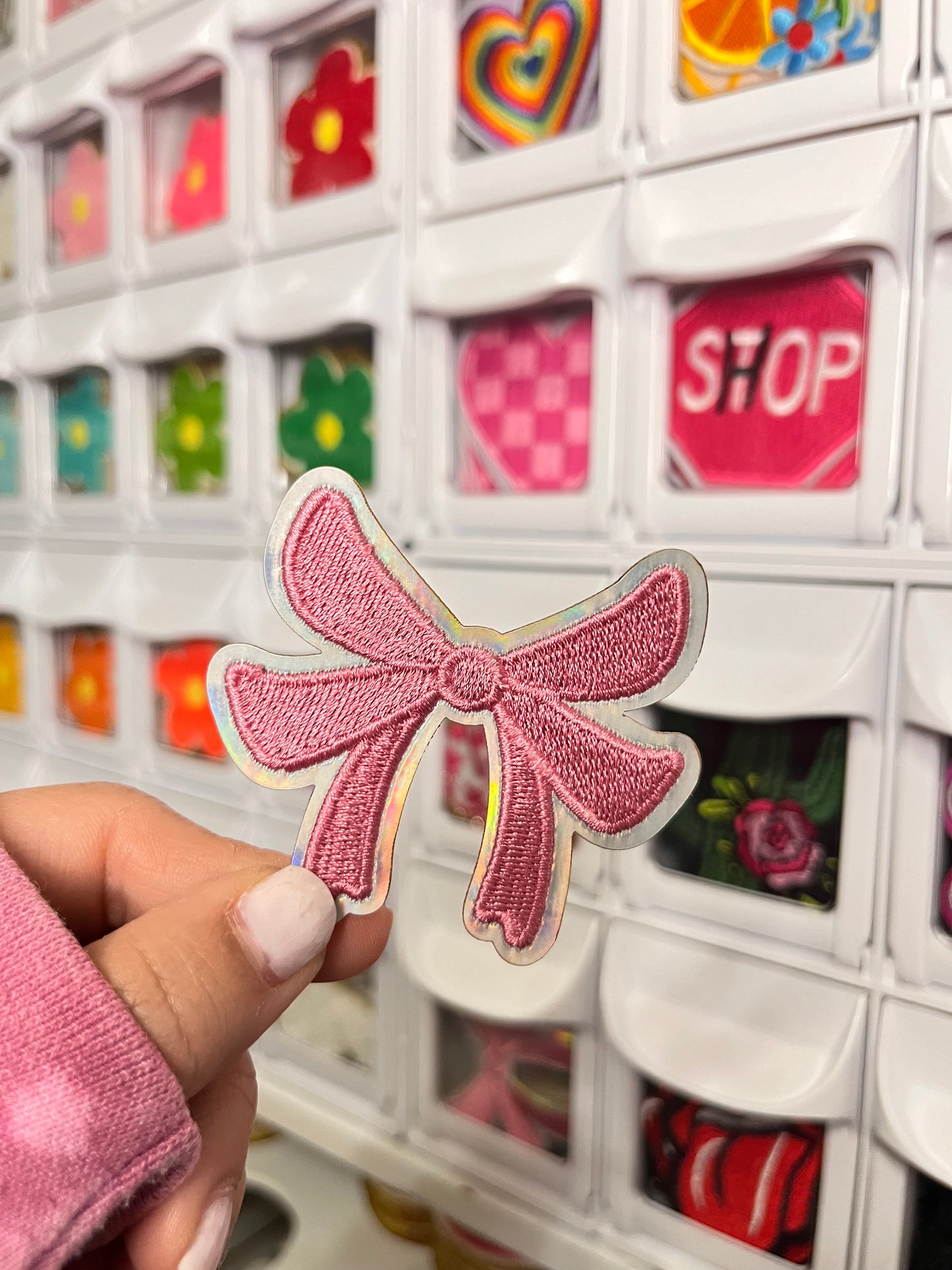 Pink Ribbon | Embroidered Patch