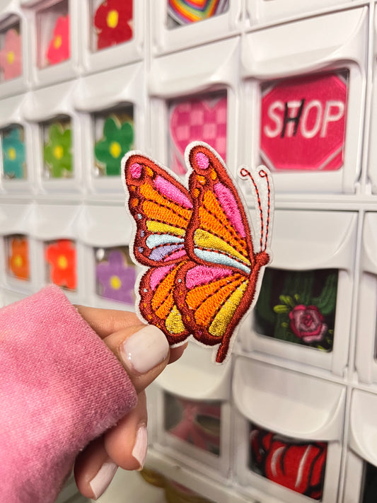 Multicolored Butterly | Embroidered Patch