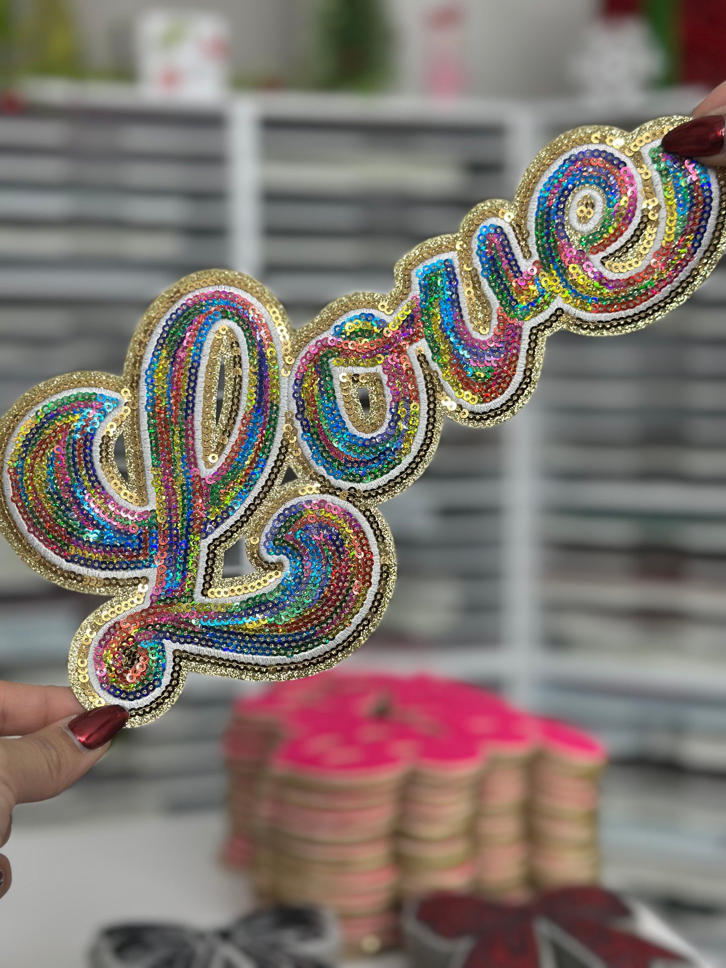 Love (Sequin Patch)