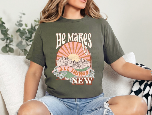 He Makes All Things New (Distressed)